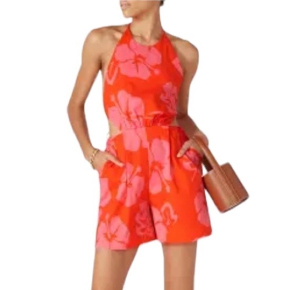 Staud Georgia Romper Size 6 - Picture 2 of 16